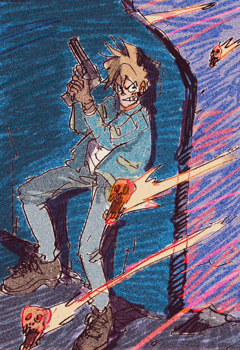 バキュン、とは聴こえない

#1日1絵 https://t.co/SyTmufE0wQ