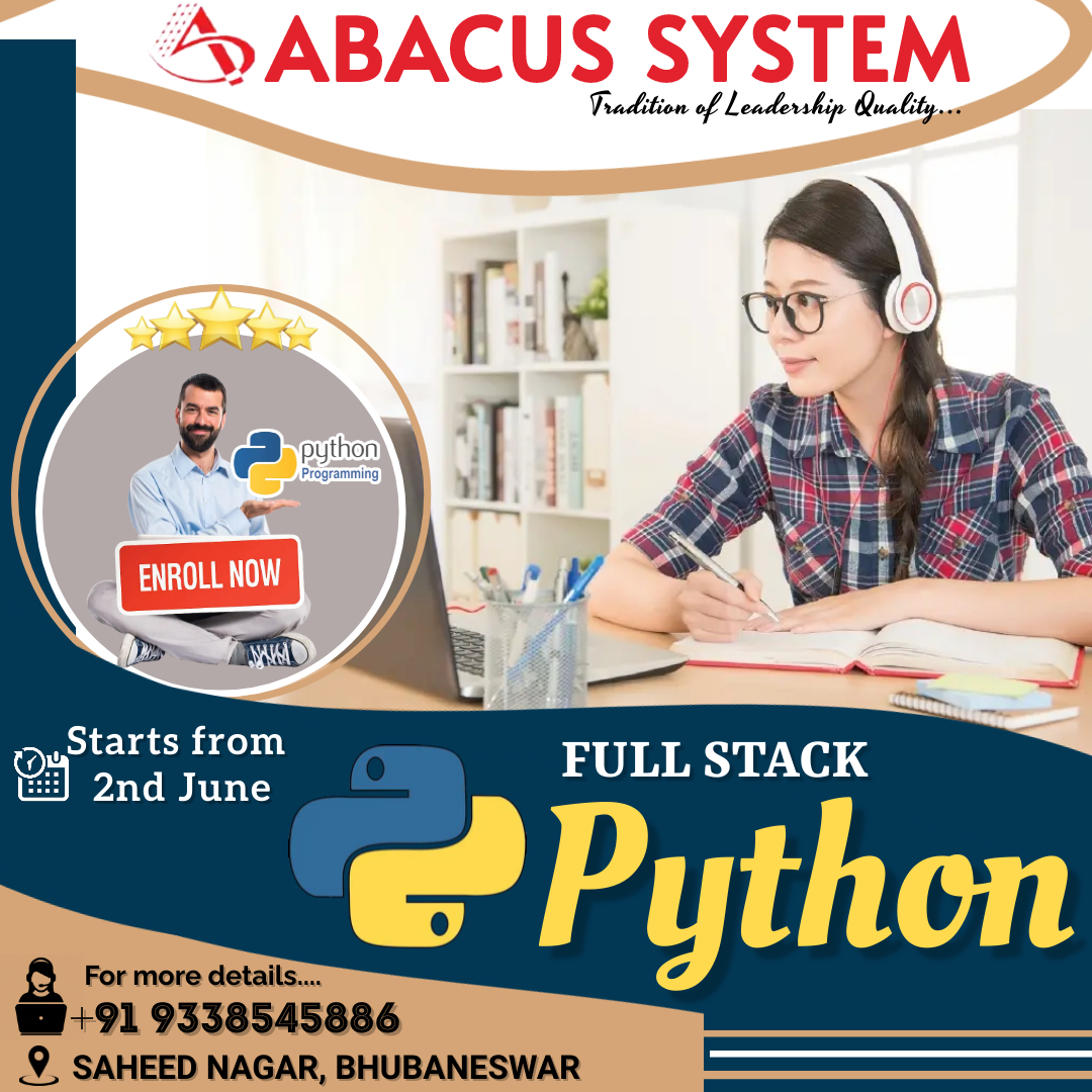 abacus_system's tweet photo. Build Job-Ready Python Skills in 2023 by taking our #python  Full-stack Course.
Please contact us if you are interested Call on : 093385 45886
#python #courses #software #education #training #programmingtraining #bestpythoncourse #2ndJune #pythoncoursenearme #pythonfullstack https://t.co/VpP4MpIVhD