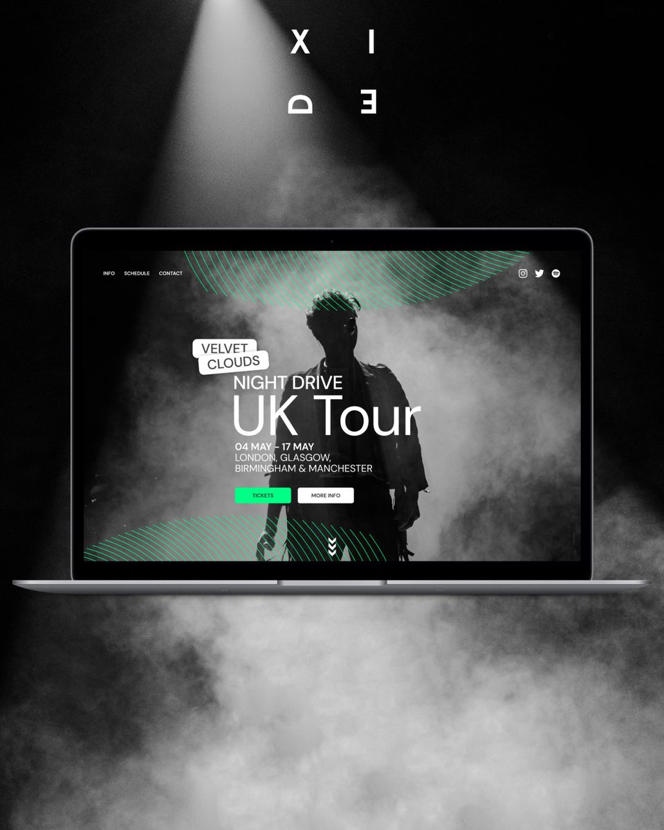 xidecouk's tweet photo. XIDE Velvet Clouds is an alluring landing page template designed to captivate fans for events.
Free to download: https://t.co/oDsep3fFcl

#landingpage #ui #uidesign #ux #web #website #free #template #templatedesign #websitedesign #figma #figmacommunity #events #concert #music #UK https://t.co/2Qt6Men9UB