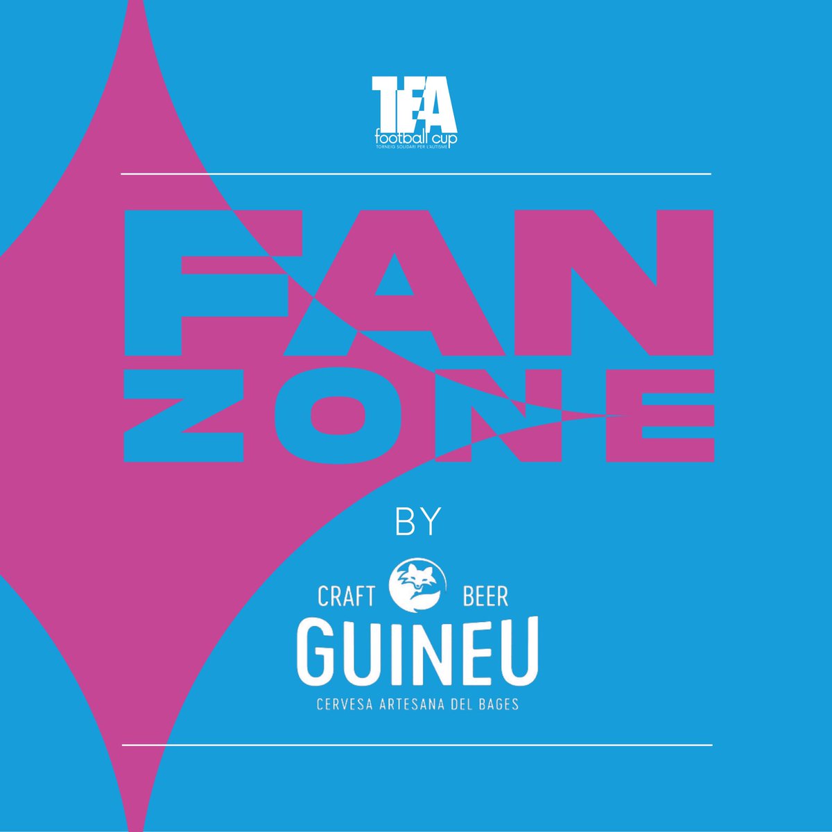 teafootballcup's tweet photo. FAN ZONE by GUINEU
Estem molt contents de presentar-vos un nou espai del nostre torneig! 🤩

Gràcies a @cervesaguineu , la TEA Football Cup disposarà d'una Fan Zone amb barres, cervesa artesana, servei de fotografia personalizada i.. DJ!🎧 https://t.co/dzXY2NWe5r
