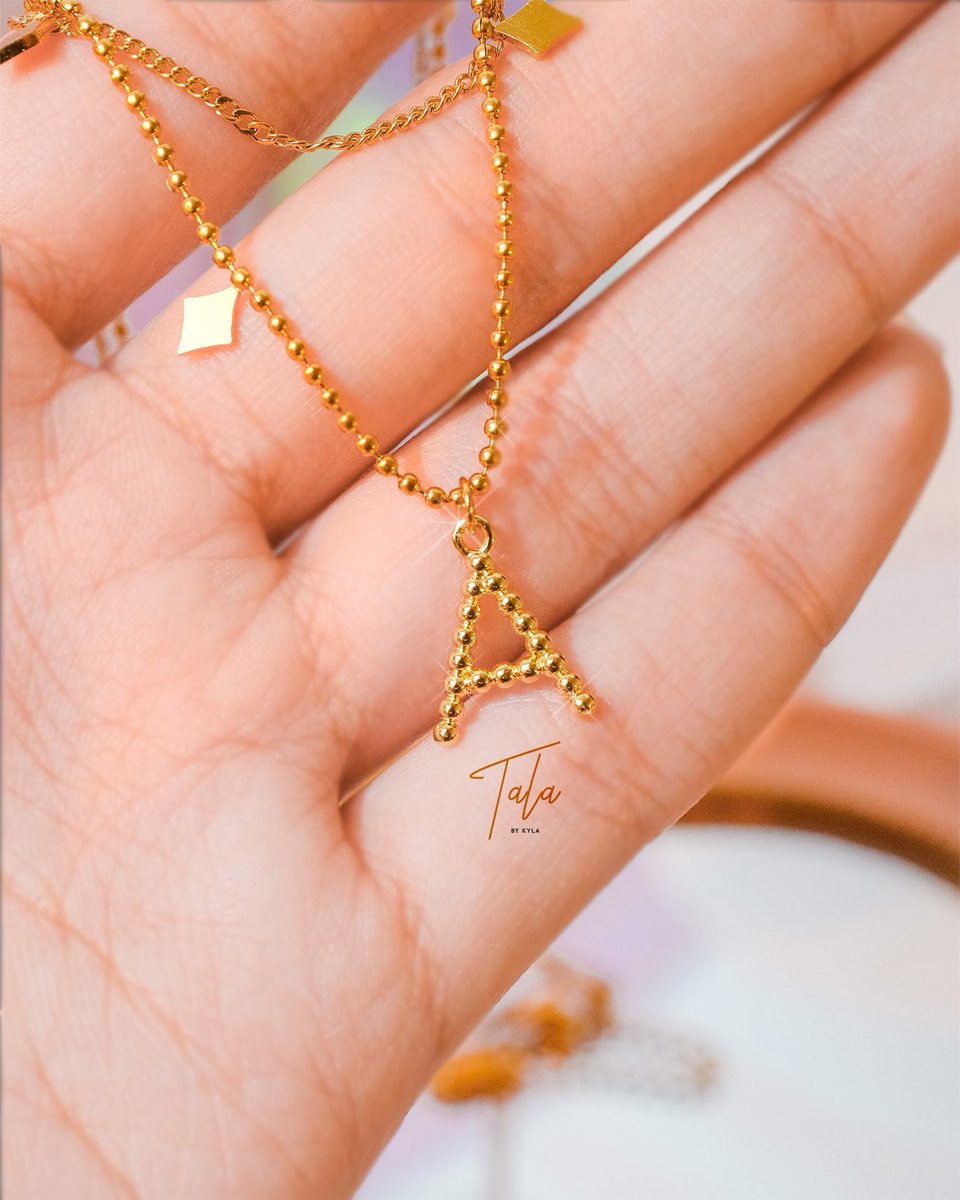 Personalize your style with our sparkling new Initial Necklace, available here ✨

Shopee Mall: shope.ee/6AG5cYNbEg
LazMall: s.lazada.com.ph/s.hszpF?cc
Tiktok: vt.tiktok.com/ZSLLKEYdY/
Shopee Marketplace: shope.ee/6fCMDVcUGD