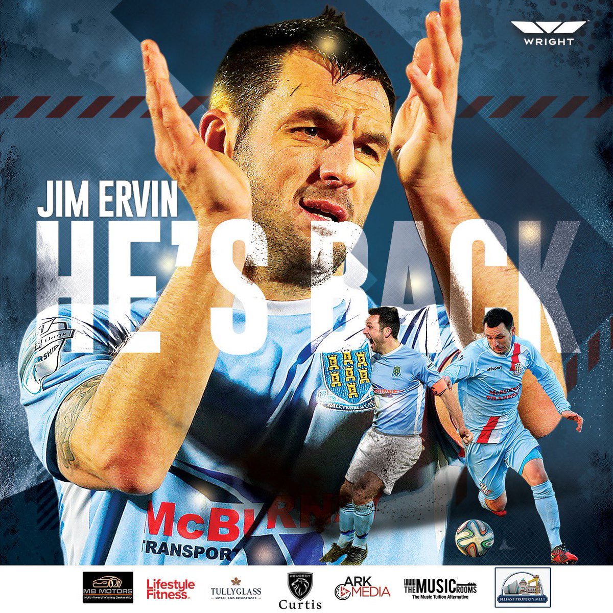 BallymenaUnited's tweet photo. 👊🏻 And The New…

Delighted to announce that Jim Ervin returns as manager to lead the Sky Blues into a new era 

Full interviews to follow 🩵 https://t.co/Yz4zph0EyF