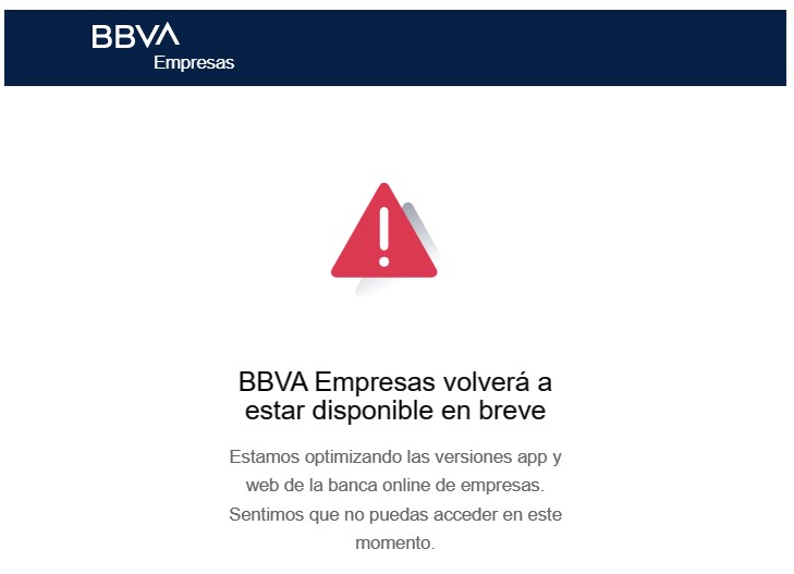 2 días así sin poder firmar ninguna operación, justo los días 30 y 31 de Mayo si no son más... <a href="/bbva/">BBVA</a> se sabe cuando se podrá operar? #bbva #bbvaempresas