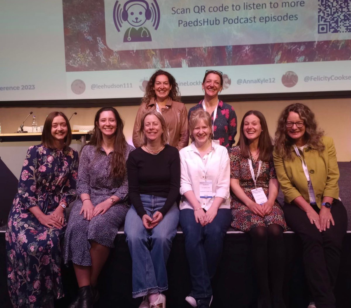 Just a few of our fabulous Paediatric colleagues leading the way at RCPCH 2023 Glasgow - sharing good practice and learning from our national colleagues!  Proud to have them as part of the team - what great work! 💙