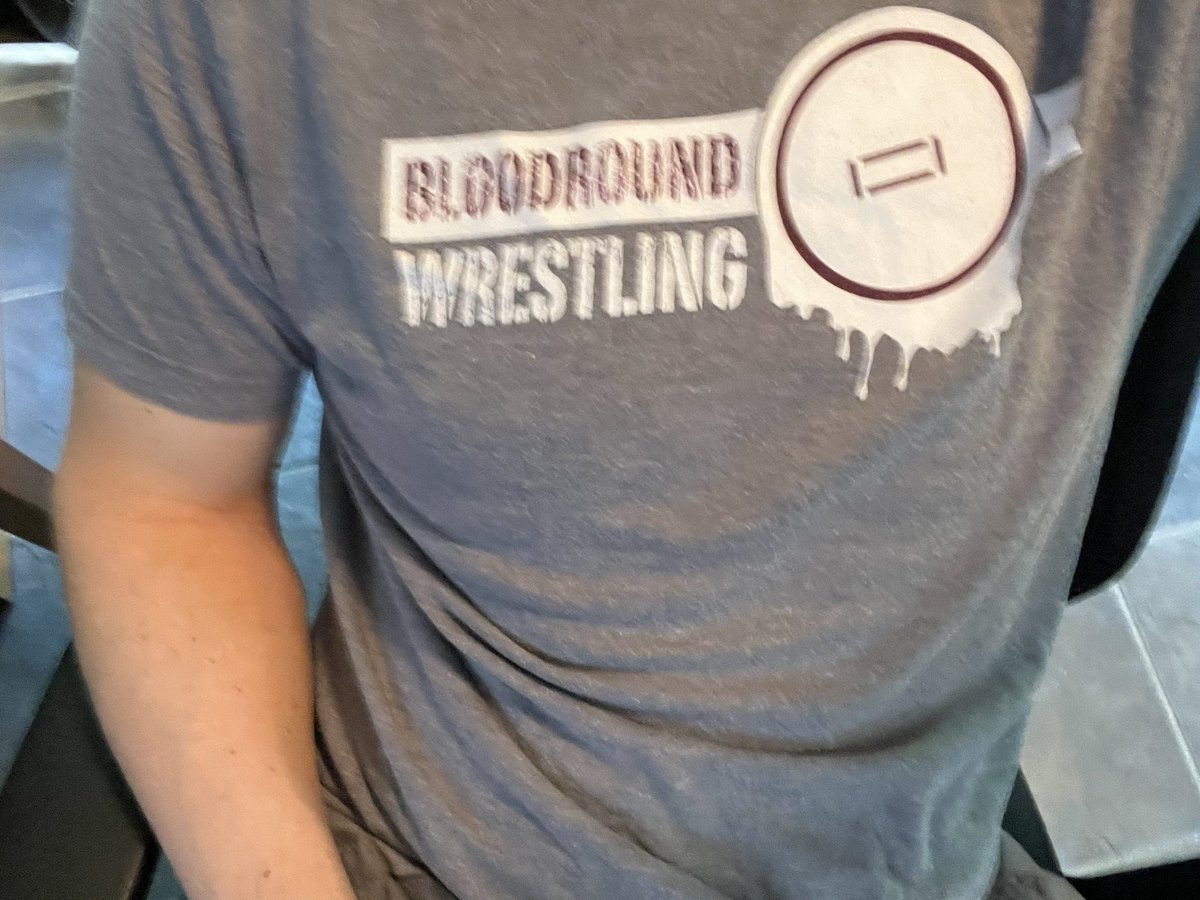 It’s time for @Bloodround! Appreciate Tommy and Kevin bringing joy to the earholes each week. #WrestlingShirtADayInMay