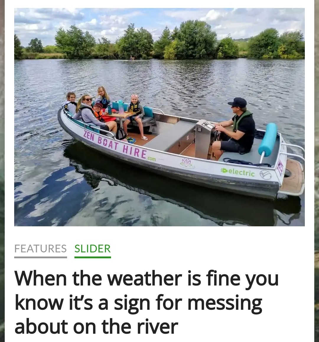 Great to have the team from Outdoor Insights with us outdoor-insight.co.uk/slider/when-th… <a href="/outdoorsightuk/">outdoorinsight</a> #boathire #riverthames #bucksbusiness