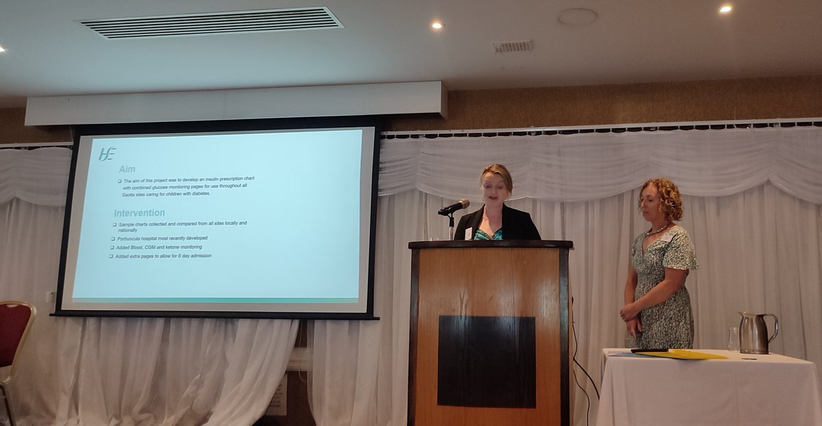 Medication safety is a priority, @ClaireMaye4 @RoisinMeleadyT present the development and rollout of @saoltagroup Paediatric insulin prescription kardex across all paediatric units #safecare @nmpduwest @CNMEMayoRos @donnellymichele @bernie_biesty @nevin_gene @NationalQPS