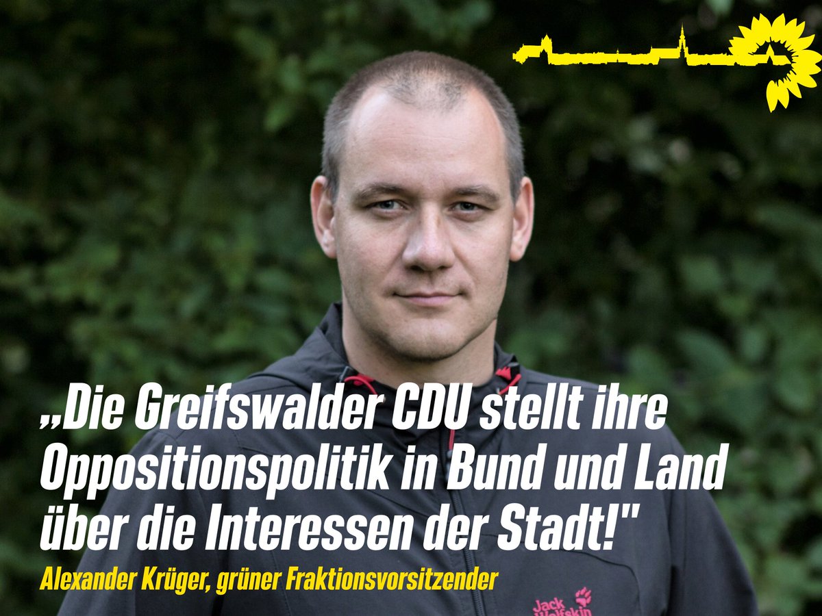 Grüne #Greifswald er Bürgerschaftsfraktion gegen populistische CDU-Unterstützung der „nein“-Kampagne. Mehr dazu in der PM: gruene-vorpommern-greifswald.de/aktuelles/news…