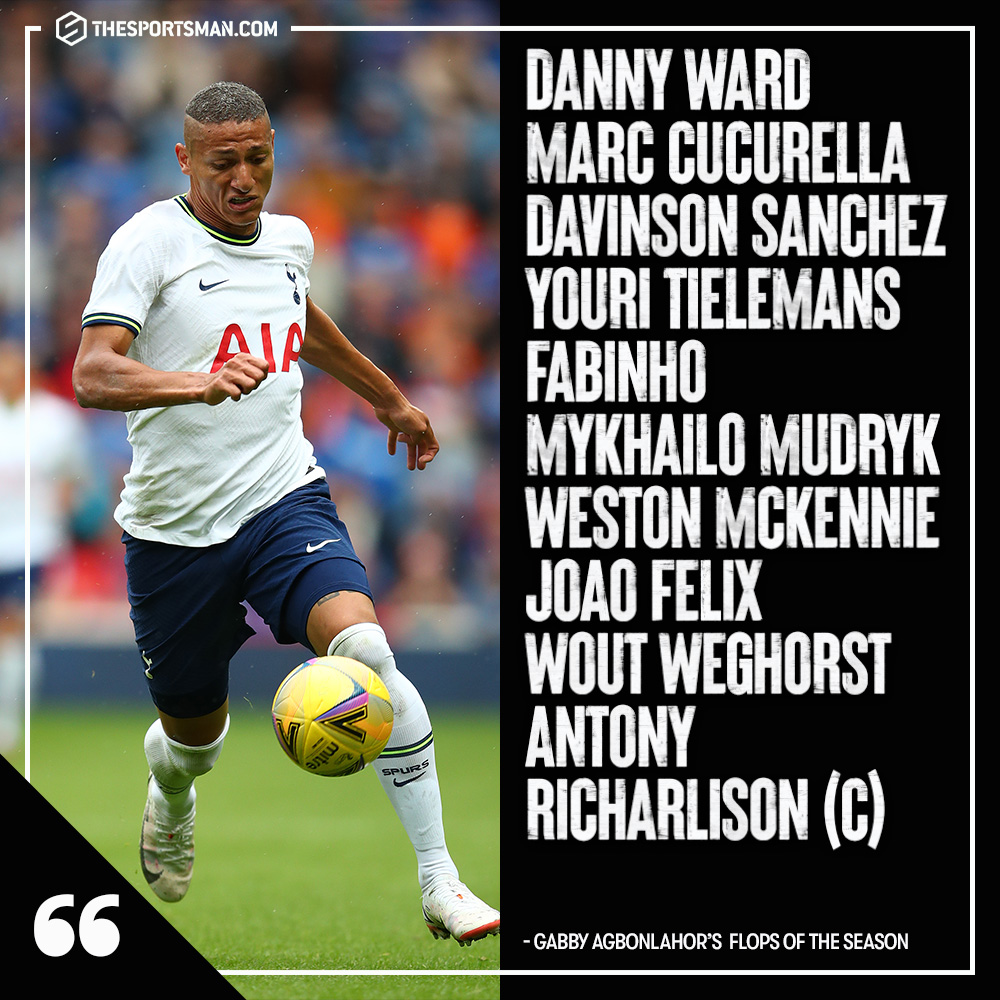 👀 Gabby Agbonlahor's picked out his 'flop' XI from the Premier League this season. 

Anyone he's missing?