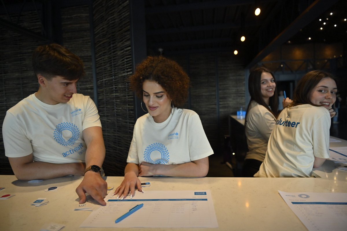 UNICEFKosovo's tweet photo. 🎉Final preparations are underway for the #ActivateTalks event! 
✨🚀The stage is set, speakers are ready, and incredible ideas are about to ignite. Get ready to be inspired! https://t.co/0lUAz6uGMI
