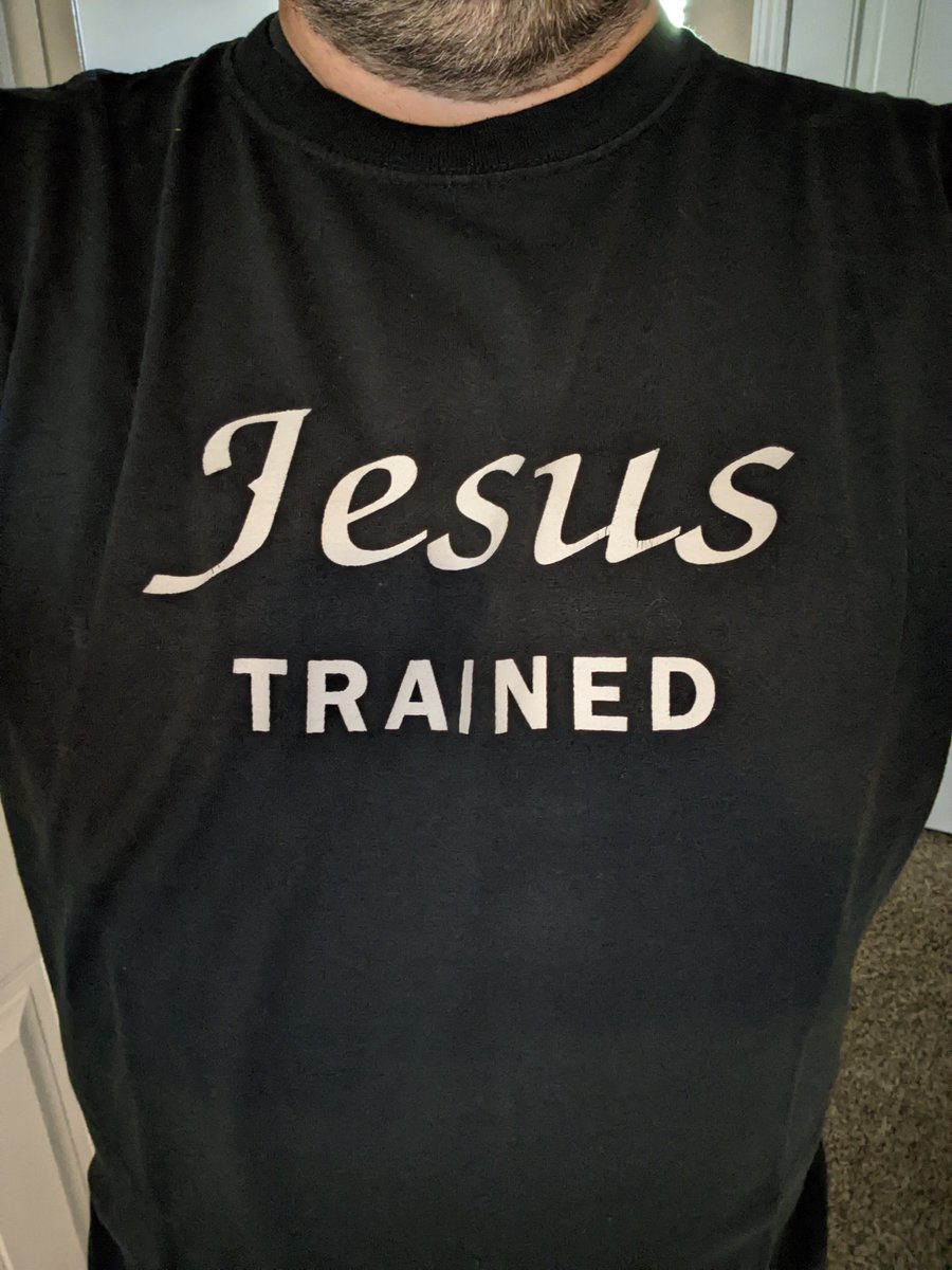 TheRobbyBell's tweet image. Day31.9 #WrestlingShirtADayInMay @DutrowJim @ShirtADayInMay #JesusTrained @rambo_jordan @jeffjordanscc