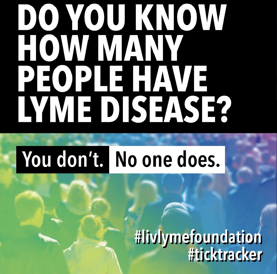As Lyme Disease Awareness month comes to an end, we want to remind everyone that NO ONE knows how many people have lyme disease or tick borne diseases. NO ONE!  Please always check for ticks.#lymediseaseawareness
 #LymeDisease #ticks