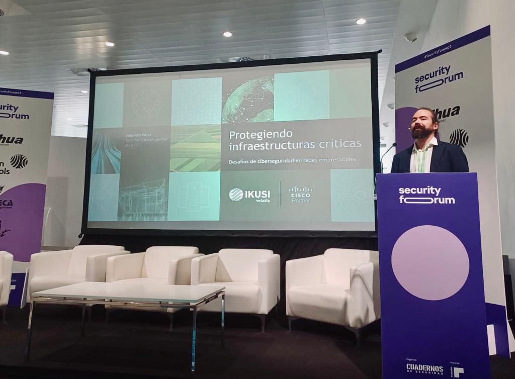 ikusi_espana's tweet image. Gracias a todas las personas que os habéis acercado a escuchar la ponencia de Eduardo Pérez. 
Estaremos todo el día en #SecurityForum23 y nos podéis escribir en cualquier momento a espana@ikusi.com 

#ikusi #cisco #ciscopartner #ciberseguridad #cybersecurity