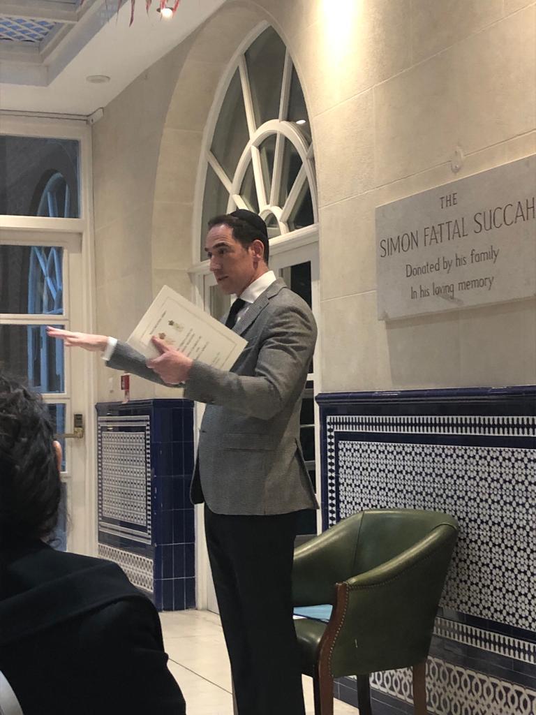 sandpuk's tweet photo. Last night's informative and dynamic presentation from @rabbidweck  on his experience of the Coronation, how monarchy is seen from the perspective of the Torah, and what the Jewish requirements and expectations are of a king. https://t.co/RM4UhXDl0T