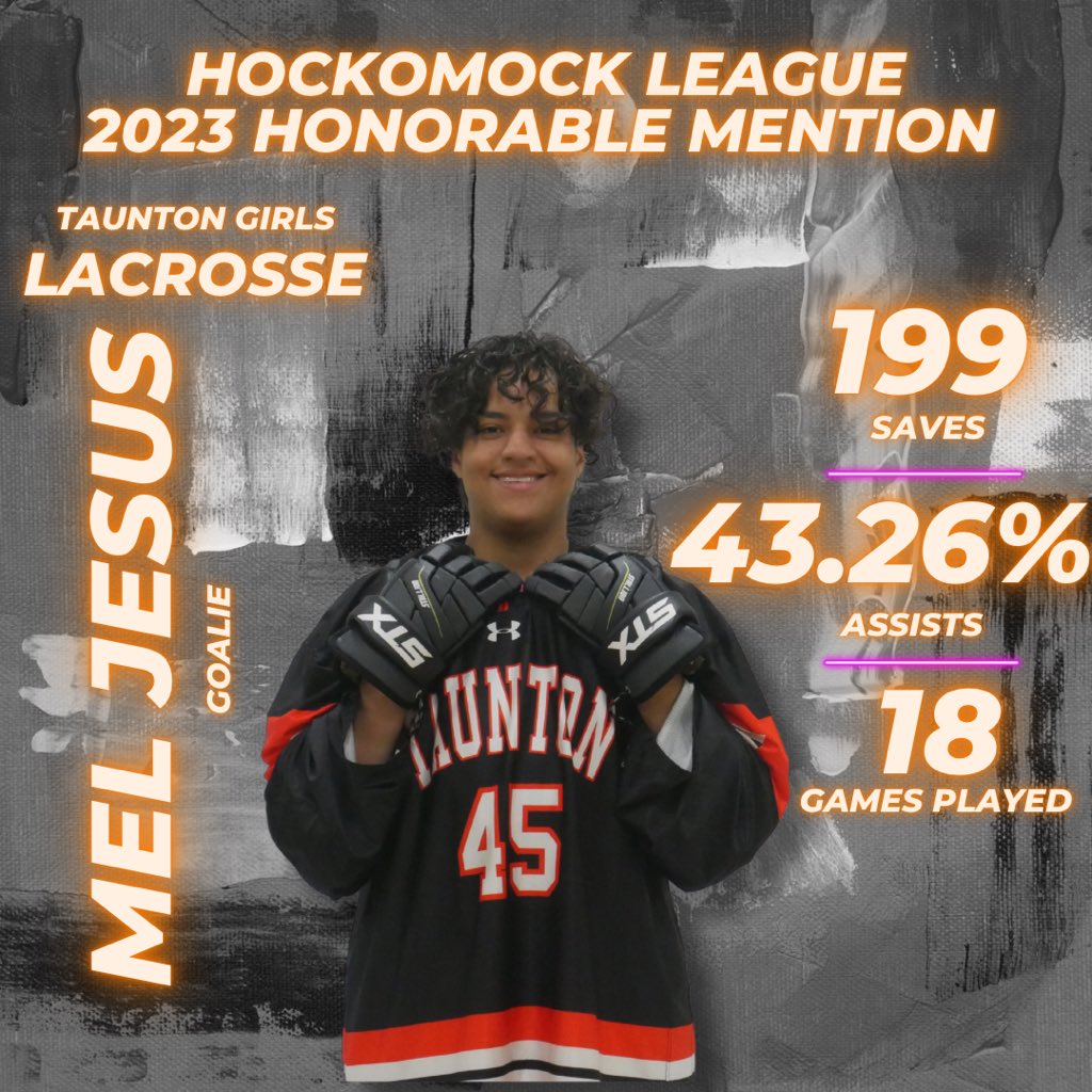 Our 2023 Hockomock All Star Cali Melo and Honorable Mention Mel Jesus