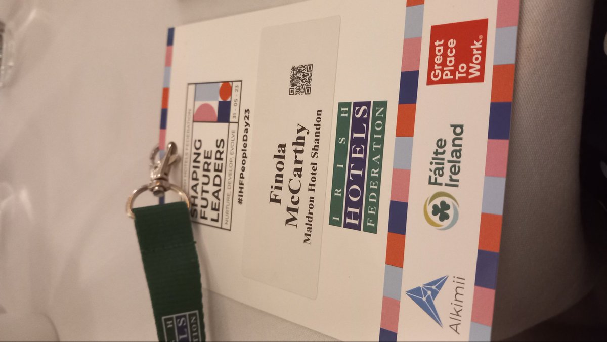 Finola McCarthy (@minola80) on Twitter photo Delighted to have the opportunity to attend <a href="/IHFcomms/">Irish Hotels Federation</a> Shaping Future Leaders Day <a href="/MidlandsPark/">Midlands Park Hotel</a> with great speakers and insights into people. #ihfpeopleday23 <a href="/Cork_IHF/">Cork IHF</a> @Dalatahotels Delighted to have the opportunity to attend <a href="/IHFcomms/">Irish Hotels Federation</a> Shaping Future Leaders Day <a href="/MidlandsPark/">Midlands Park Hotel</a> with great speakers and insights into people. #ihfpeopleday23 <a href="/Cork_IHF/">Cork IHF</a> @Dalatahotels