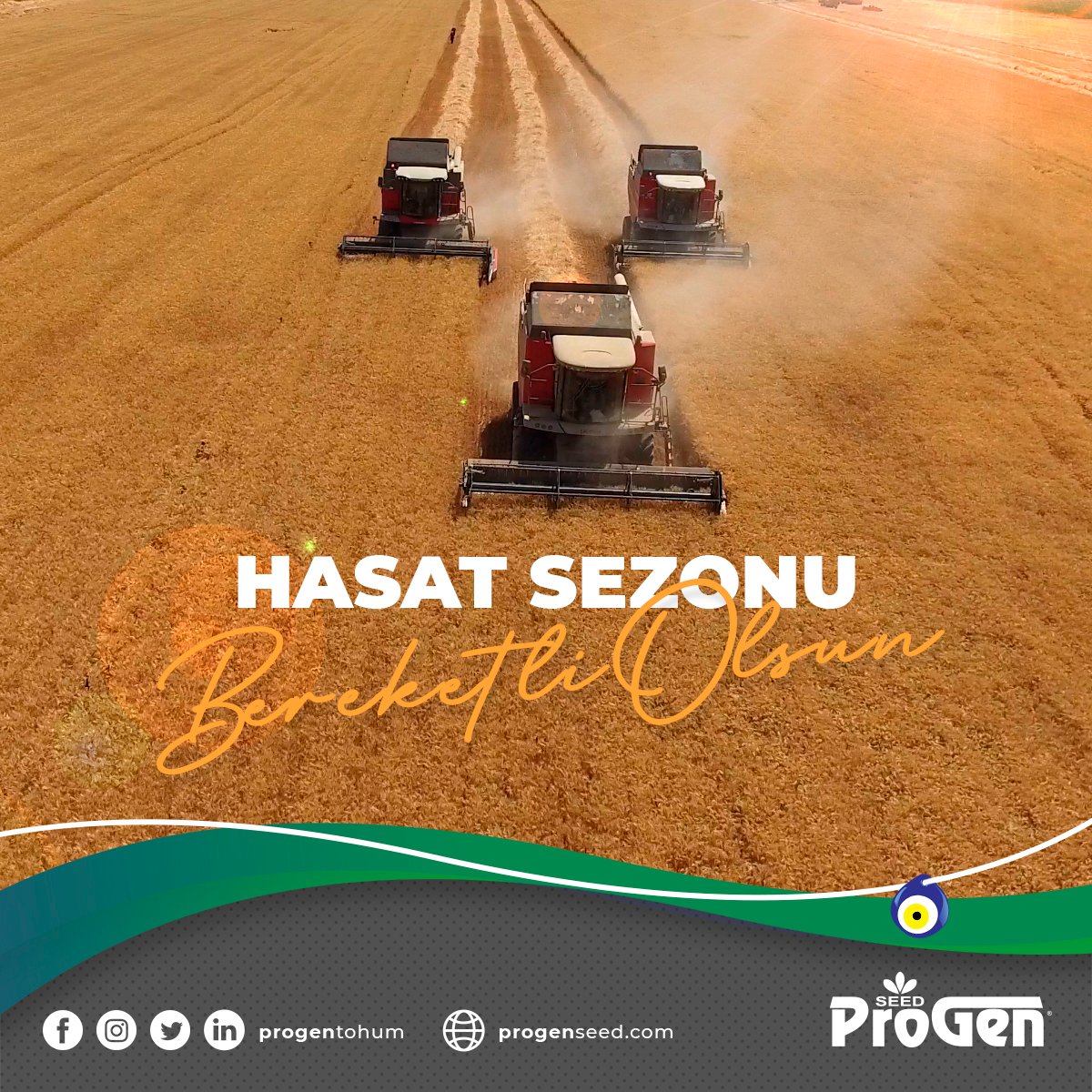 ProGenTohum's tweet photo. Üretim gücüyle ülkemize önemli katkı sağlayan tüm çiftçilerimize bereketli bir hasat sezonu diliyoruz.
#Progen #ProgenTohum #ProgenSeed #2023Hasat #KazandıranTohum https://t.co/4phHD9kDCM