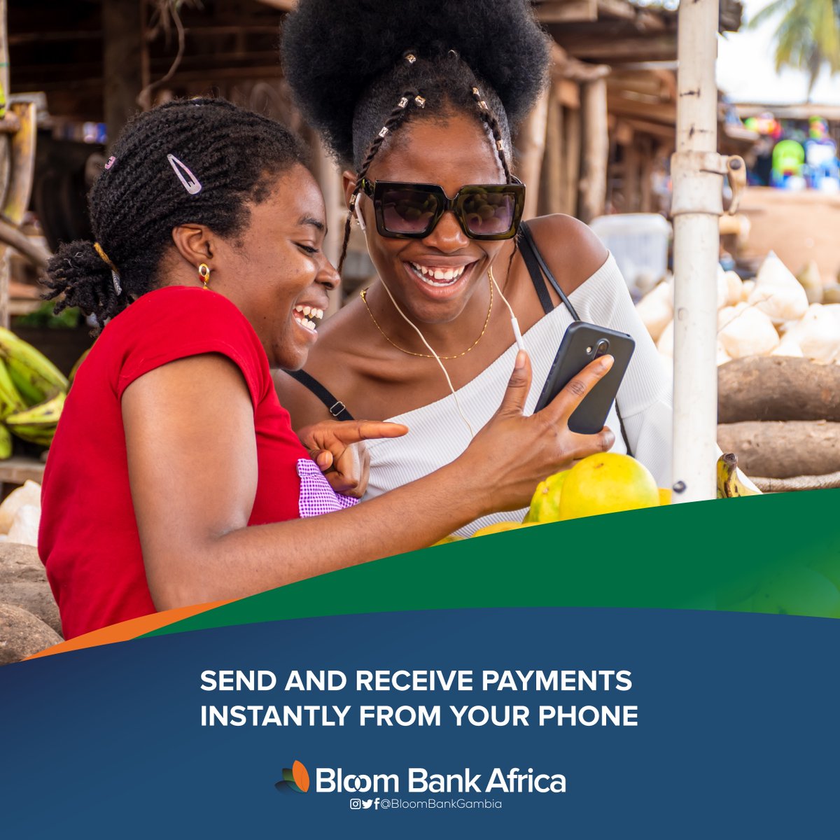 BloomGambia's tweet photo. There is now no need to reach for your purse or wallet anymore. With #BloomEasy, the mobile phone in your hand is now the preferred mode for making and receiving payments. The power is now in your hands. 
#BloomEasy
#BloomBankAfricaGMB 
#WeMakeItHappen https://t.co/NiG0pXuu5c