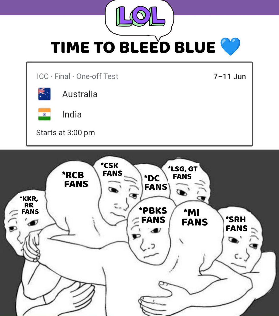 Ifuelorg's tweet image. Time To Bleed Blue 💙🇮🇳🫶🏻 #followblue #TeamIndia
#WTCFinal #INDvAUS