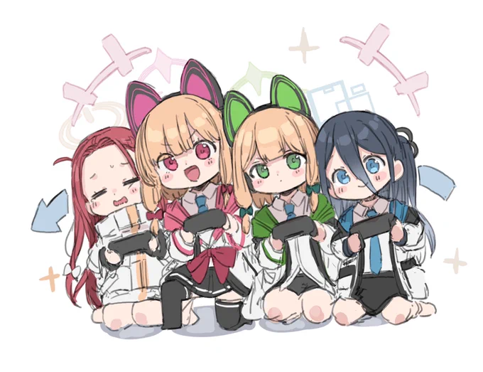 #ブルアカ (  °-°  ) らくがき