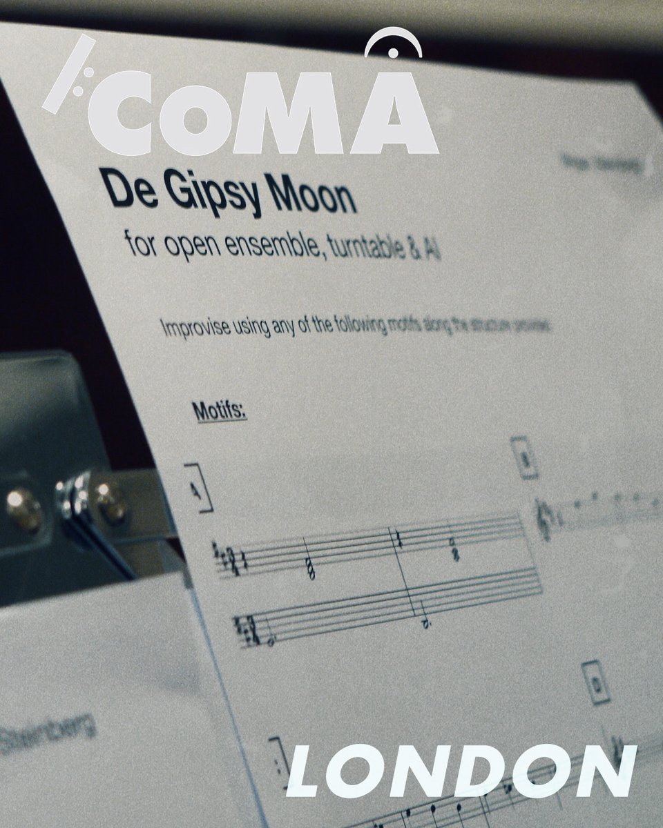 CoMALondon's tweet photo. What a great workshop last night with CoMA Singers and @coma_london
Featuring work in progress by @janetoatesmusic
@megan_steinberg
@paulevernden
Incorporating AI, notation for Tuning forks, game pieces turntablism, and more!
#ai #gamepiece #tuningfork https://t.co/px1irdh14P