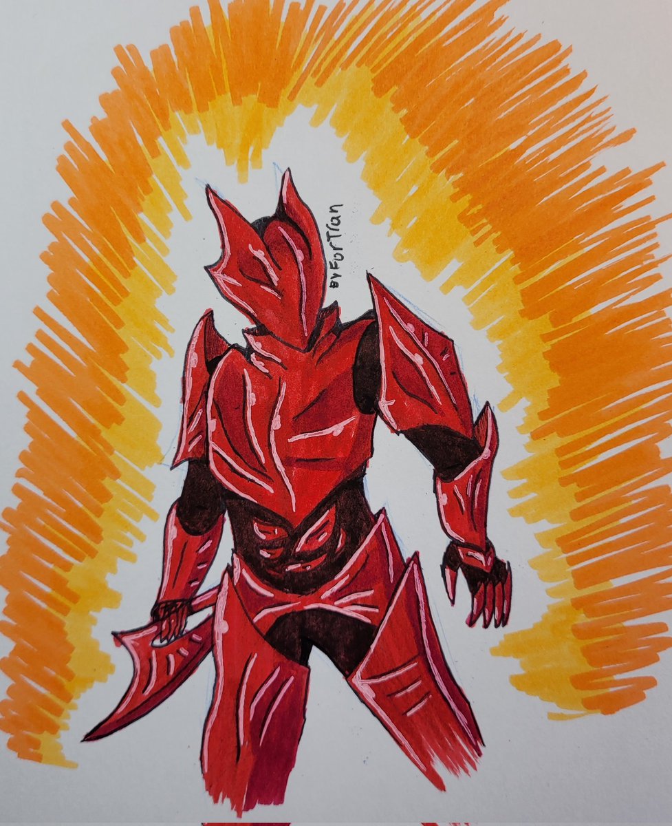 FProtogen's tweet photo. Hadn't drawn this particular oc in a while. Though I should try and draw his unarmored look again. https://t.co/uRz7RvJklD