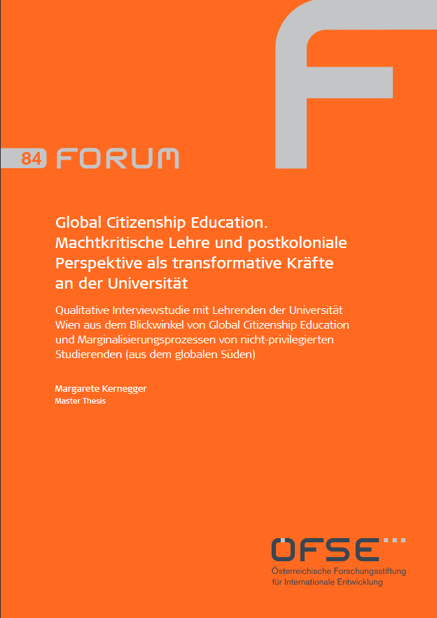 RazaWerner's tweet image. 🗓️On June 14, we present the newest edition of our publication #ÖFSE-Forum. Margarete Kernegger wrote about marginalized students at Austrian universities &amp;amp; takes a "global citizenship education perspective".

Programme &amp;amp; registration👉oefse.at/veranstaltunge…

#marginalization