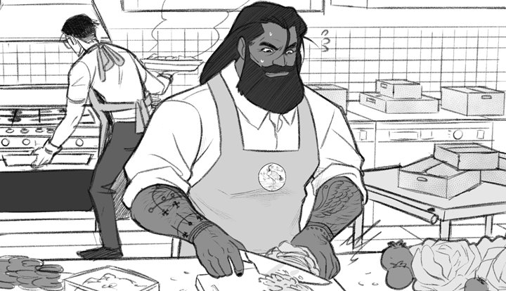 The Early Bird comic launches into space on Kickstarter next week, feat Hector making a space salad or something!!!  🚀🐦 bit.ly/earlybirdcomic