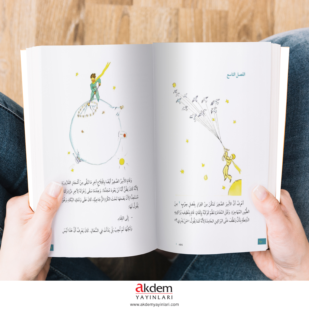 Küçük Prens

👑Dünyada en çok okunan kitaplardan biri olan Küçük Prens’i bir de Arapça okuyun
👑Arapça okuma ve anlamanızı edebi metinlerle geliştirin
👑Her metnin sonundaki alıştırma ve uygulamalarla anlama seviyenizi ölçün

#arapçaöğreniyorum #arapçakursu #küçükprens