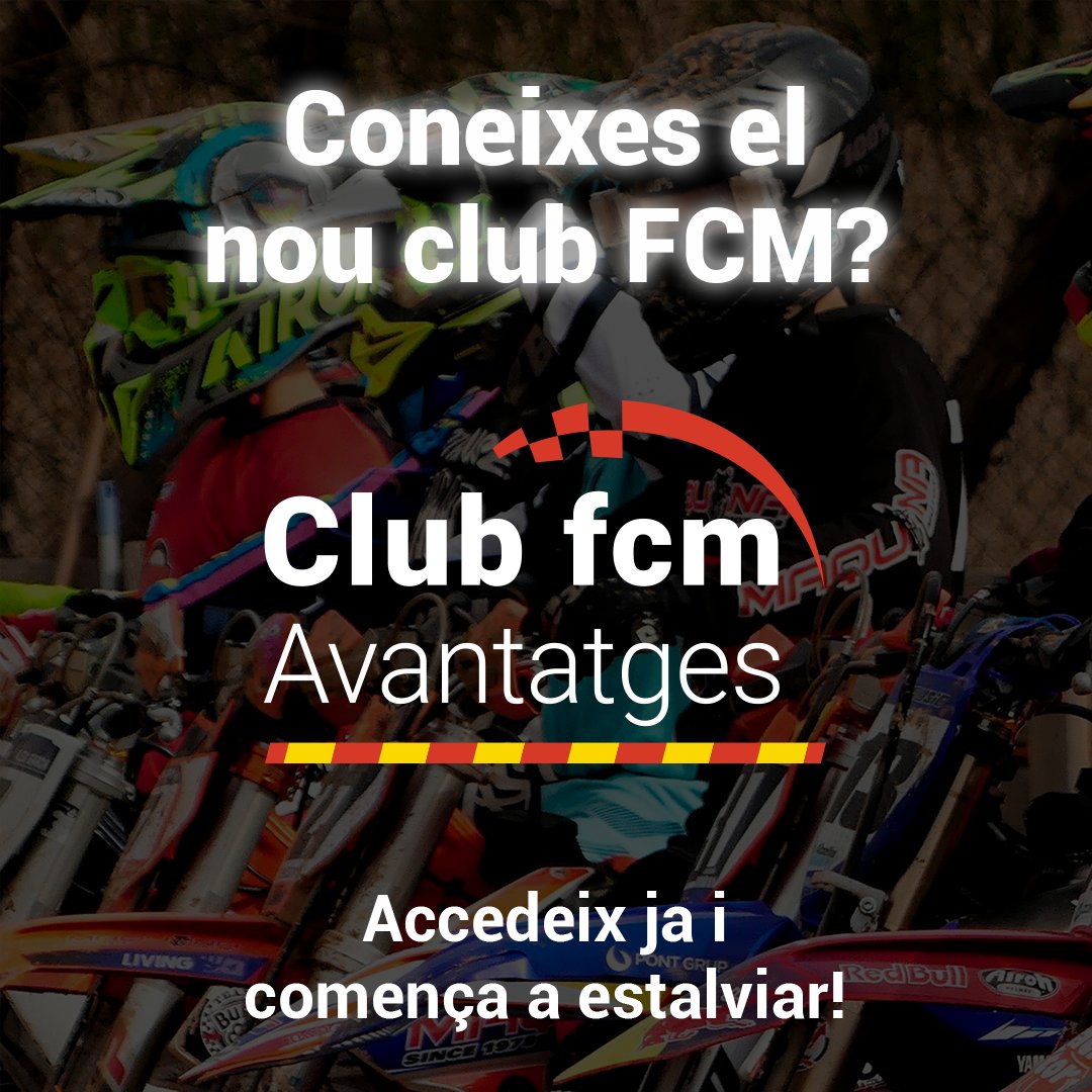 La FCM us presenta el Club FCM, un portal exclusiu d’avantatges que de ben segur us ajudarà a estalviar.
Tots els federats i federades podreu beneficiar-vos amb més 250 productes i serveis.
Entreu ja a clubfcm.contigomas.com i registreu-vos!