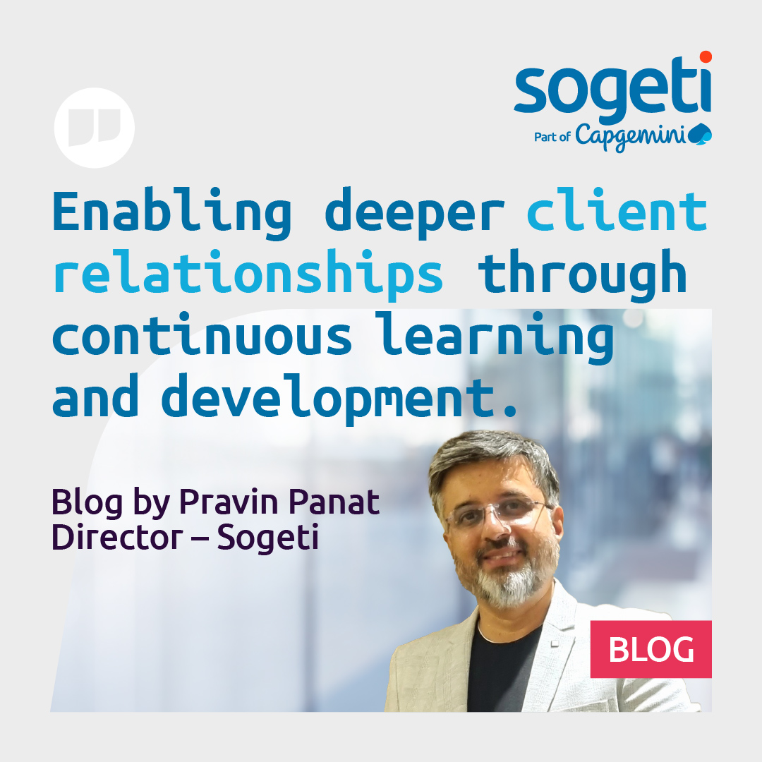sogeti's tweet image. &quot;Building deeper client relationships through continuous learning and development has been my key to success.&quot;
Read Pravin Panat&apos;s EM3 #training journey at Sogeti and discover the importance of lifelong learning for #careergrowth. #Techmakers
Read More: bit.ly/3qh74hJ