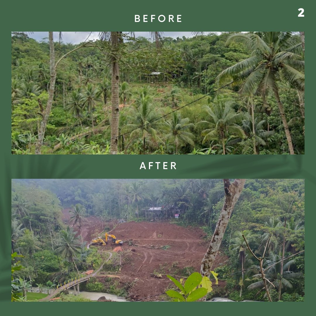Wadas_Melawan's tweet photo. kETIKA ALAT BERAT MENCABIK-CABIK ALAM WADAS

Gambar-gambar di atas menunjukkan bagaimana perubahan rona lingkungan Desa Wadas setelah alat-alat berat masuk dan menghancurkan alam di sana. Gersang, hancur, dan tidak hijau lagi. https://t.co/VbQoqGzKD7
