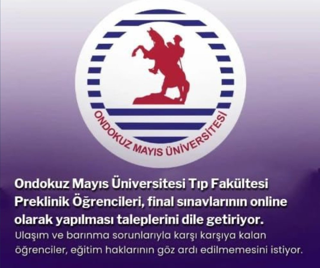 suphici50's tweet photo. #finallerionlineyapyök
YÖK biz öğrencilerin sesine kulak ver
Eğitimde eşitlik istiyoruz
FİNALLERİ ONLİNE YAP YÖK!
@erolozvar @YuksekogretimK @Ykskgrtm #omüonlineistiyor @profdryavuzunal @CengizCokluk @hotar_nukhet @profdrhamzaal #YÖKFİNALLERİONLINEYAP
@CengizBatuk https://t.co/7Qe69t5qM8