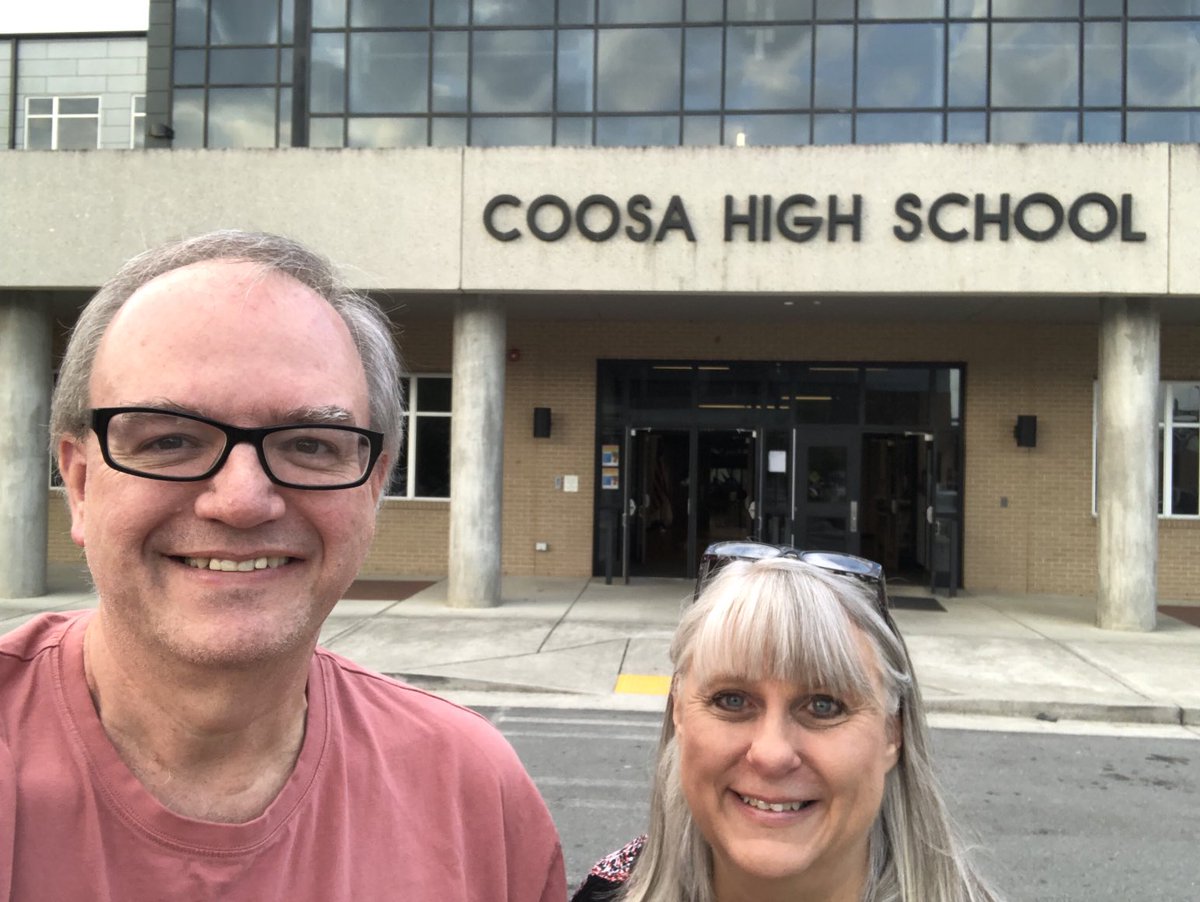 Our last day at school. #retirement ⁦<a href="/FloydCoSchools/">Floyd County Schools</a>⁩ ⁦<a href="/CoosaHighSchool/">Coosa High School</a>⁩