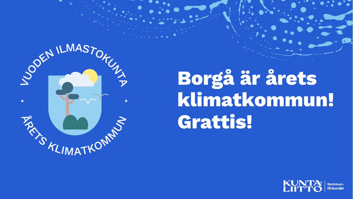 N-Y-T se tiedetään, Vuoden ilmastokunta on @PorvooBorga! 🏆
Kunniamaininnan Hiilineutraali Pohjois-Savo -työstä pokkasi @POSELYkeskus. 💎
Onnea! 🌍🌹 
👉kuntaliitto.fi/tiedotteet/202… 

#ilmastokonferenssi #Kunnat @HIMApohjoissavo