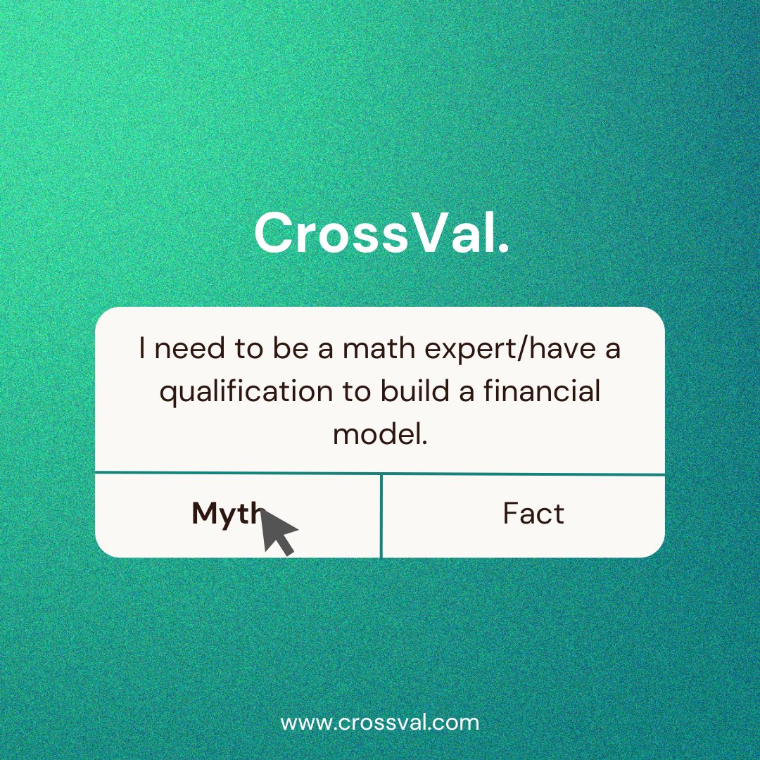 Do we really need to be math experts or hold a specific qualification to build a financial model?🤔

What do you think? Let us know in the comments👇