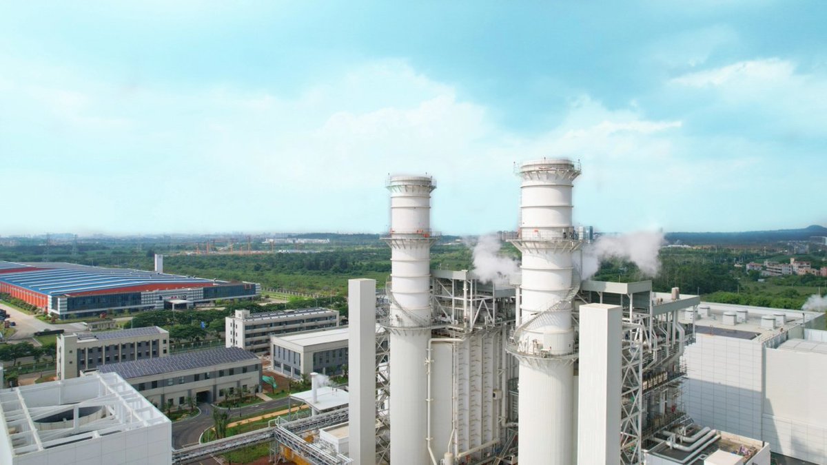 HainanToday's tweet image. Recently, unit 2 of the #Datang #Haikou Gas Power Plant was successfully connected to the grid and demonstrated its ability to operate under load. (Source: SSTV)