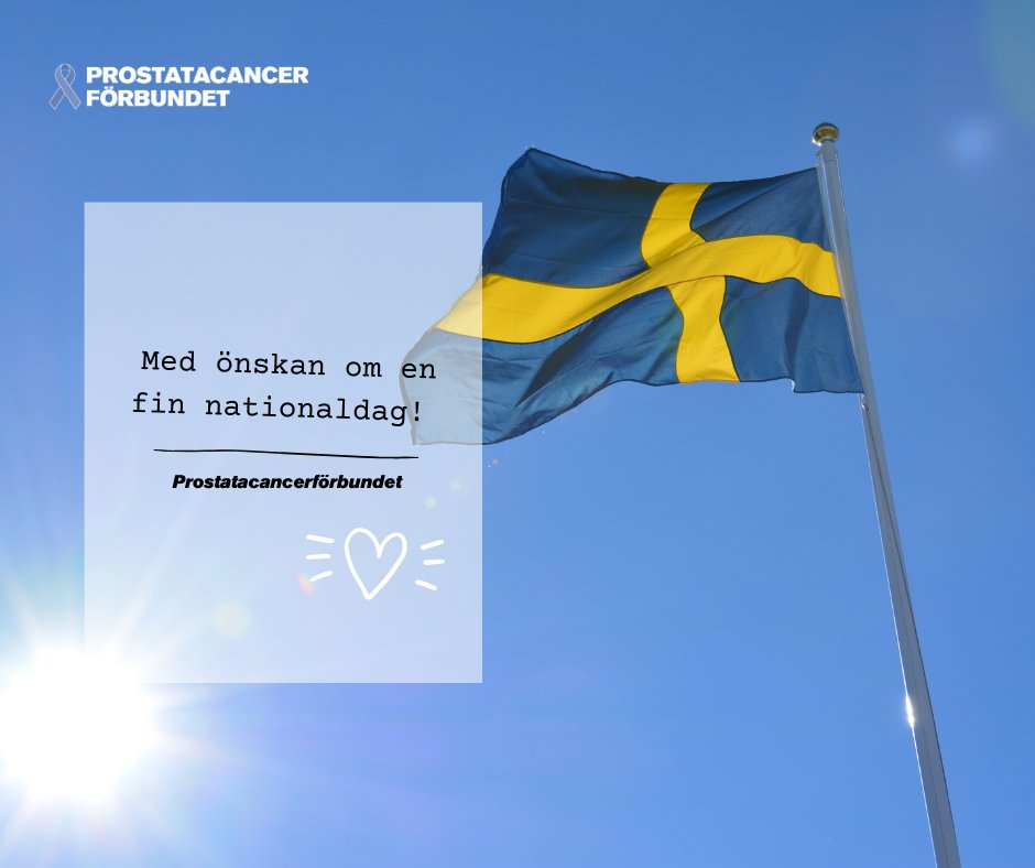 Ha en fin #nationaldag! 💙

#prostata #cancer #prostatacancer #prostatacancerförbundet #kampenmotprostatacancer #hälsa #sjukvård #sjukdom #välgörenhet #prostatacancervård