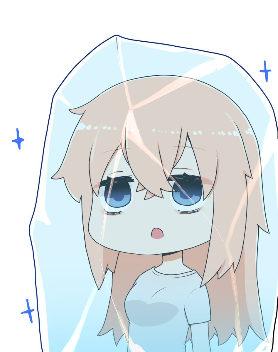 「むちまろ先生・・・これ、凍結解除されたらびしょ濡れスケスケになりますよね!」|i.u.yのイラスト