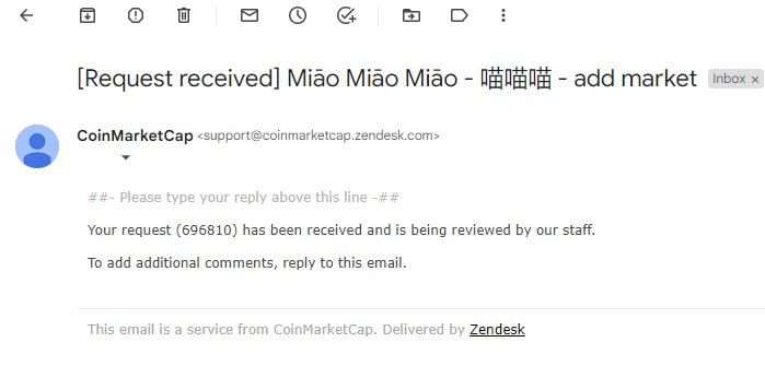 Miao_ETH's tweet photo. $喵喵喵

Miao Miao Miao 

Coin Gecko and Coin Market Cap applied!

#MIAO #Ethereum #Eth #BTC #Chinesememe #CoinGecko #CoinMarketCap https://t.co/IpvZqpwgaD
