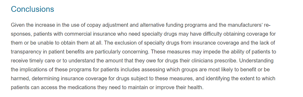 Important work from @DusetzinaS, @autumnzuckerman and Megan Schneider in @JAMAInternalMed on alternative funding programs, which is one of those topics that a lot more people should be tracking on.