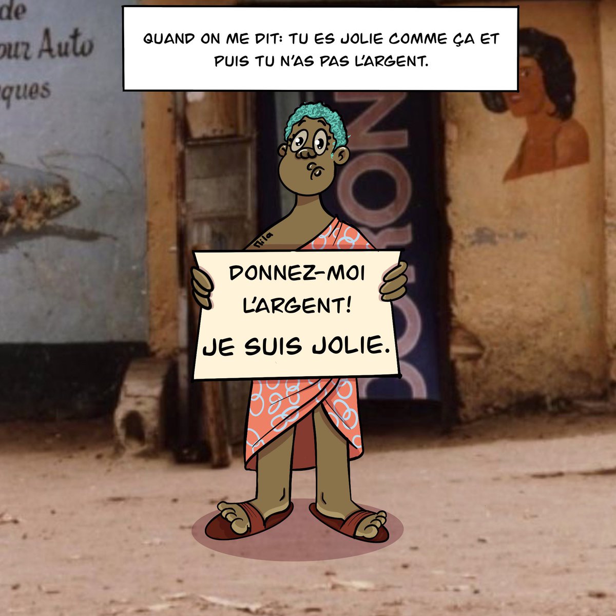 AgoutiRose's tweet photo. Moi à tout les carrefours! 🙄 #agoutirose #mila #bandedessinee #comic #comicstrip #illustration #artists https://t.co/pTF5bgxYF8