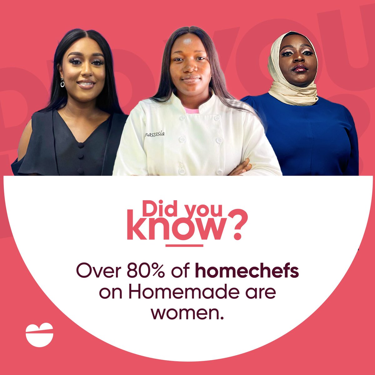 It’s Woman Crush Wednesday and we are crushing on all the female homechefs @tryhomemade.  Keep breaking the ceiling guys.❤️❤️
P.s: reports show that they will soon oust all the men at Homemade.🌝💪🏽😂😂

#WCW #WomanCrushWednesday