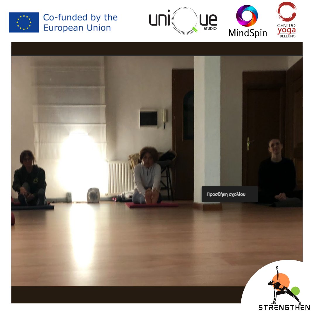 💪The 10th lesson of the second series was successfully completed at Centro Yoga Belluno. 
 #ErasmusPlus #BeActive #erasmusplussport #eustrengthen #strengthenproject #mindspincyprus #mindspin #uniquepilatesstudio #centroyogabelluno