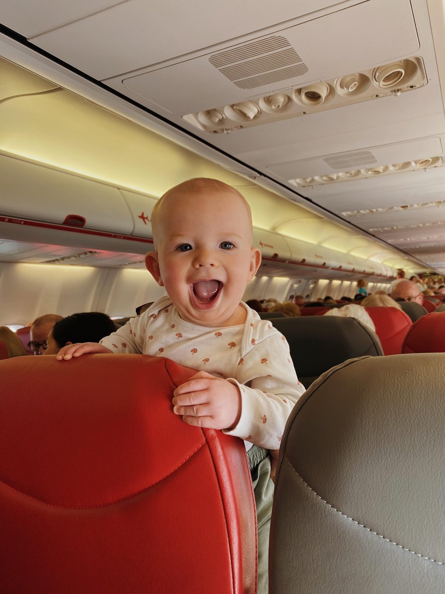 jet2tweets's tweet photo. Big smiles on #NationalSmileDay! 😄 

Thanks to Alice Smith on Facebook for sharing this lovely pic of Oscar on his first flight to Majorca!

Where are you jetting off to this year? Comment below ⬇️ 

#Jet2FirstFlightClub https://t.co/I6ktLu0kZ8