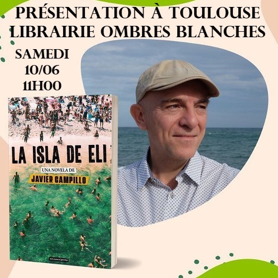 Javier Campillo (@campillo) on Twitter photo Presentamos La isla de Eli en Toulouse, en la emblemática librería Ombres blanches, el sábado 10 de junio a las 11h00.
¡Os esperamos!
ombres-blanches.fr/post/4727/javi…
<a href="/EdicionesCarena/">Ediciones Carena</a> @ombresblanches #Toulouse Presentamos La isla de Eli en Toulouse, en la emblemática librería Ombres blanches, el sábado 10 de junio a las 11h00.
¡Os esperamos!
ombres-blanches.fr/post/4727/javi…
<a href="/EdicionesCarena/">Ediciones Carena</a> @ombresblanches #Toulouse