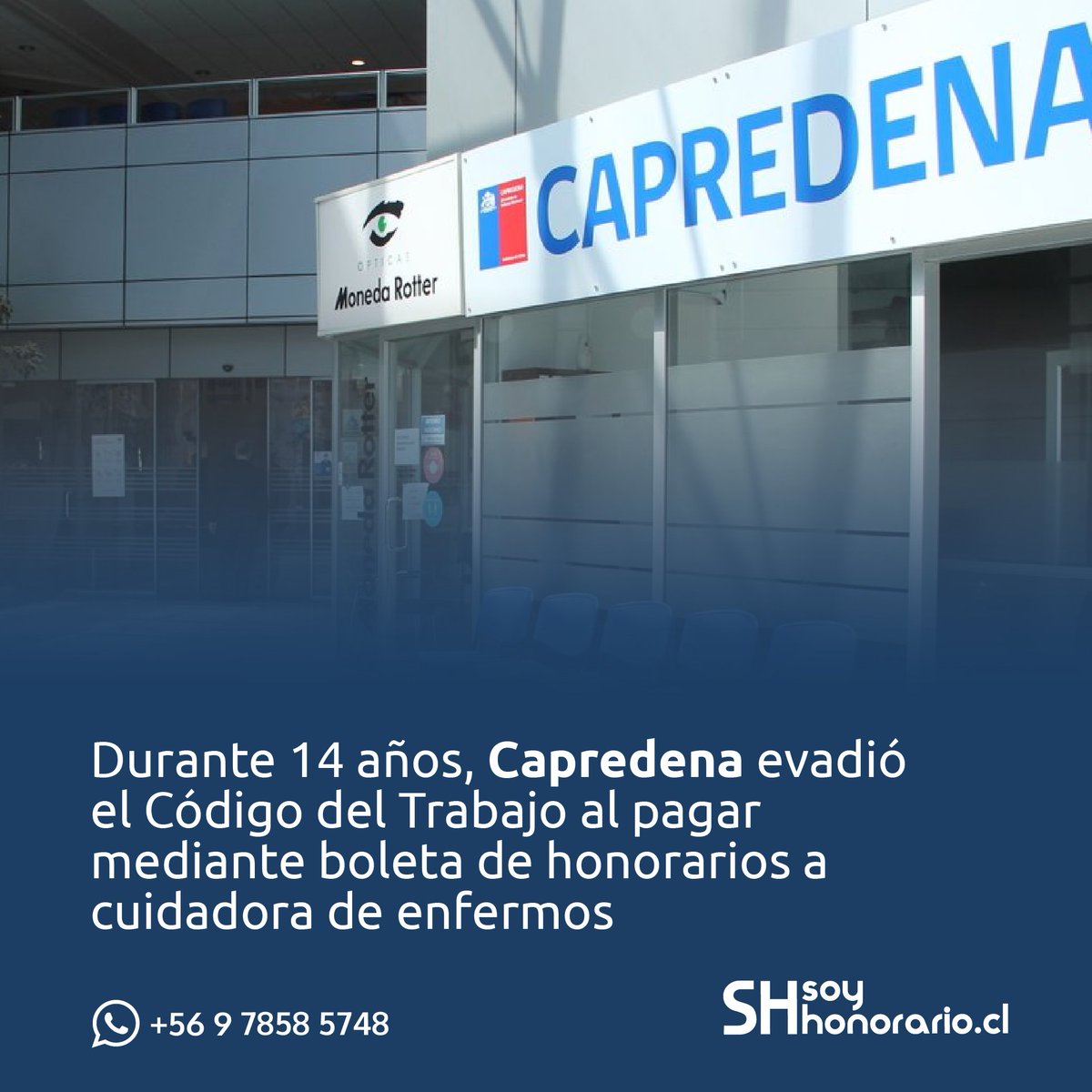Le pagaban a diario por labores que implicaban jornada fija, descuentos por atrasos, uso de uniforme y capacitaciones obligatorias, entre otros indicadores de subordinación y dependencia. Corte Suprema, ROL 565-2022: bit.ly/41oOq42 <a href="/capredena/">CAPREDENA</a> @RCapredena
