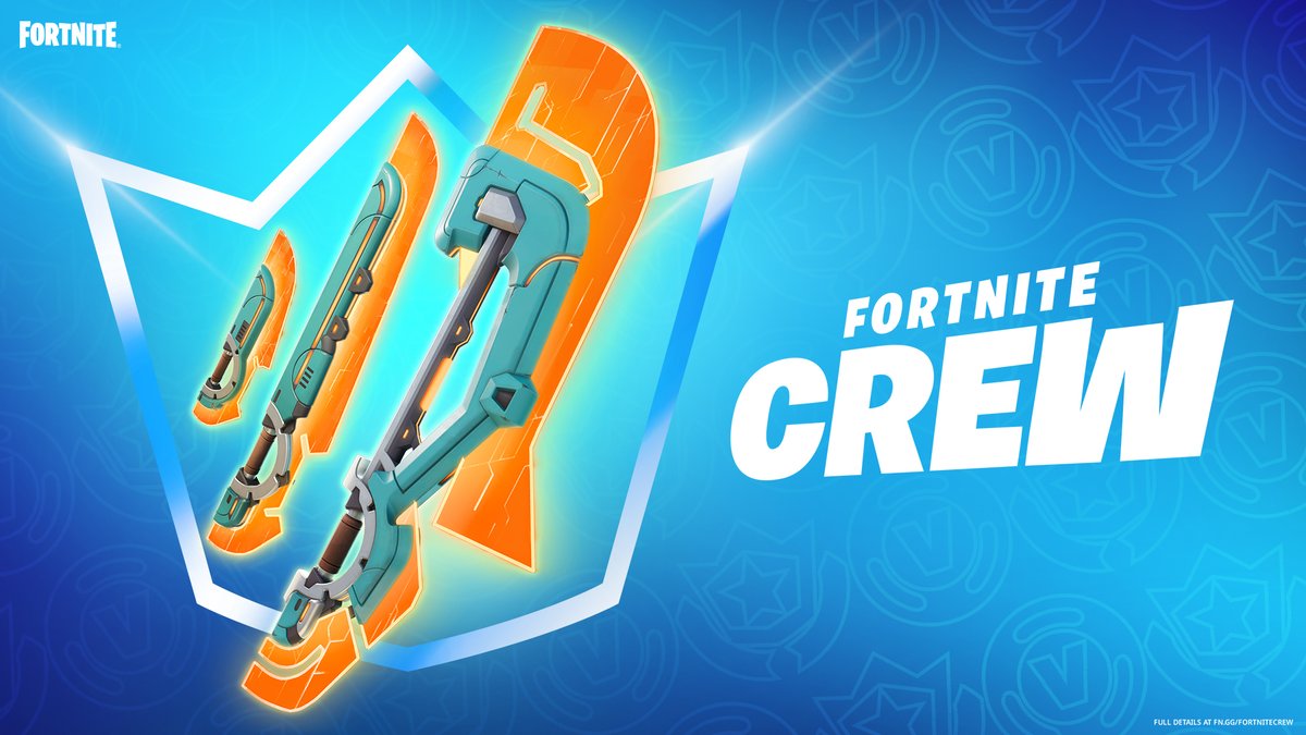 Show off your style and customize your own Pickaxe with the Fortnite Crew 👑

Stage 1 of the Photonic Legacy Set is available to unlock for Fortnite Crew subscribers until May 31, 2023, at 8 PM ET.