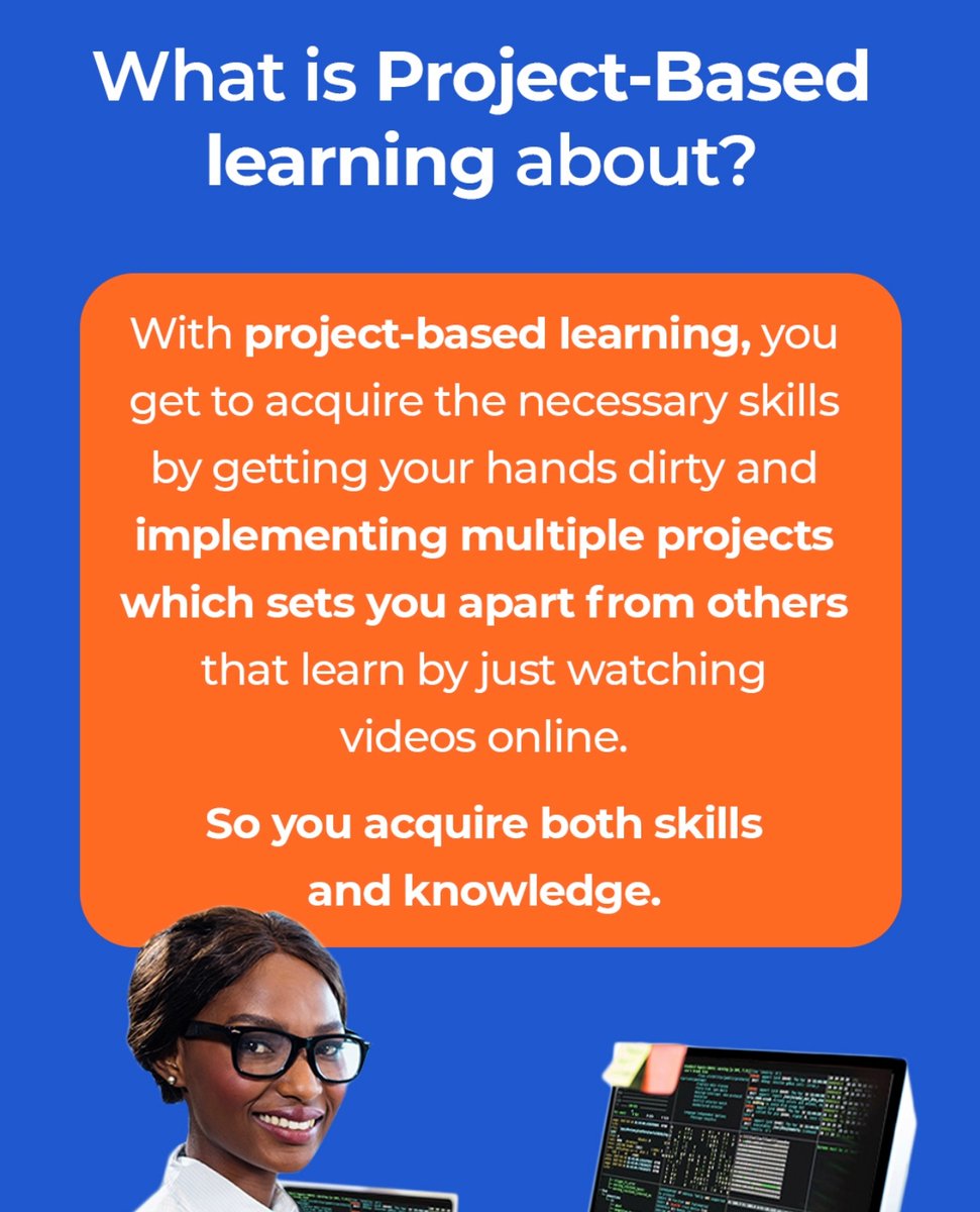 darey_io's tweet image. This is what sets Darey.io apart from any other learning platform because we learn by doing and gaining hands-on experience.

#DevOps  #OnlineTraining #transitionintotech 
#DevOpsMasterClass #DevOpsCertification #techforbeginners #womenintech 
#careeropportunity