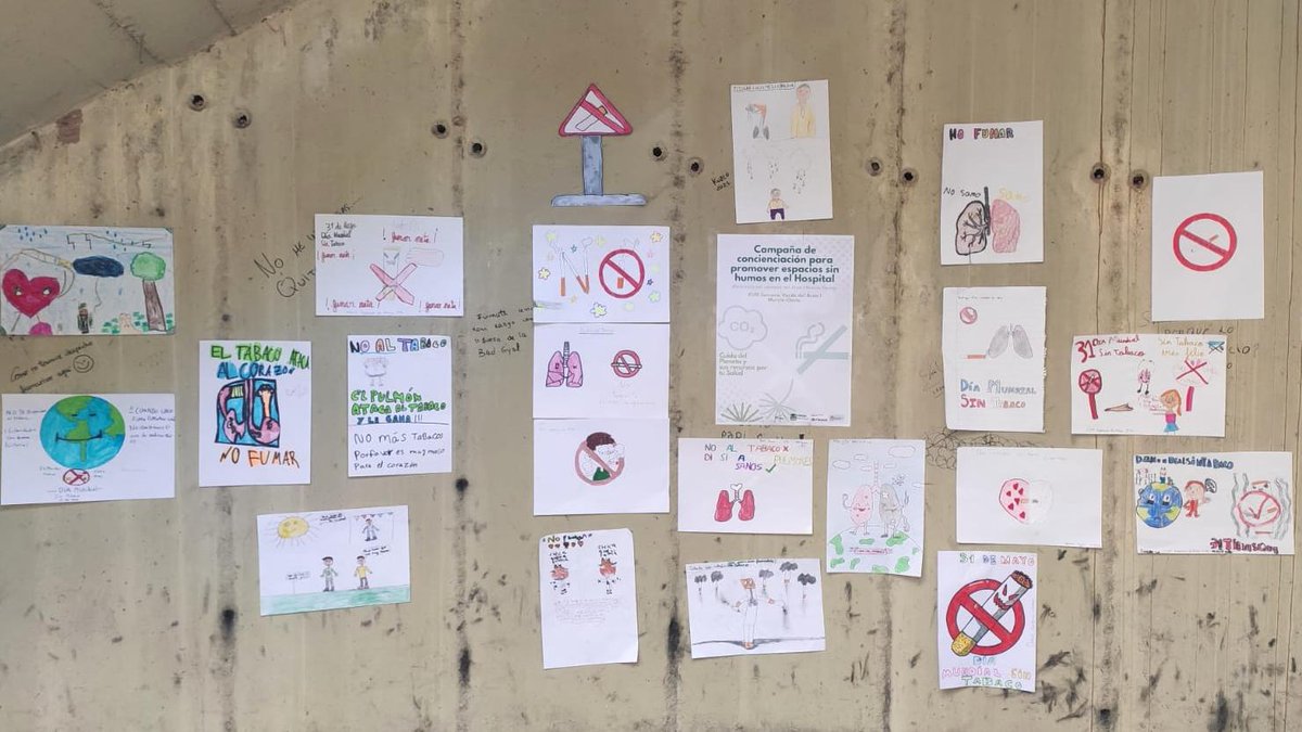 🦯🔨Los colegios del Área 1 se unen para reforzar el mensaje de “Arrixaca espacio sin humo”. 
Es parte de las acciones desarrolladas por las enfermeras escolares y la <a href="/pehsum/">PEHSU MURCIA</a> en las aulas de la zona.
"Fumar te hace menos guapo y nada interesante"

#DíaMundialSinTabaco #SSH23
